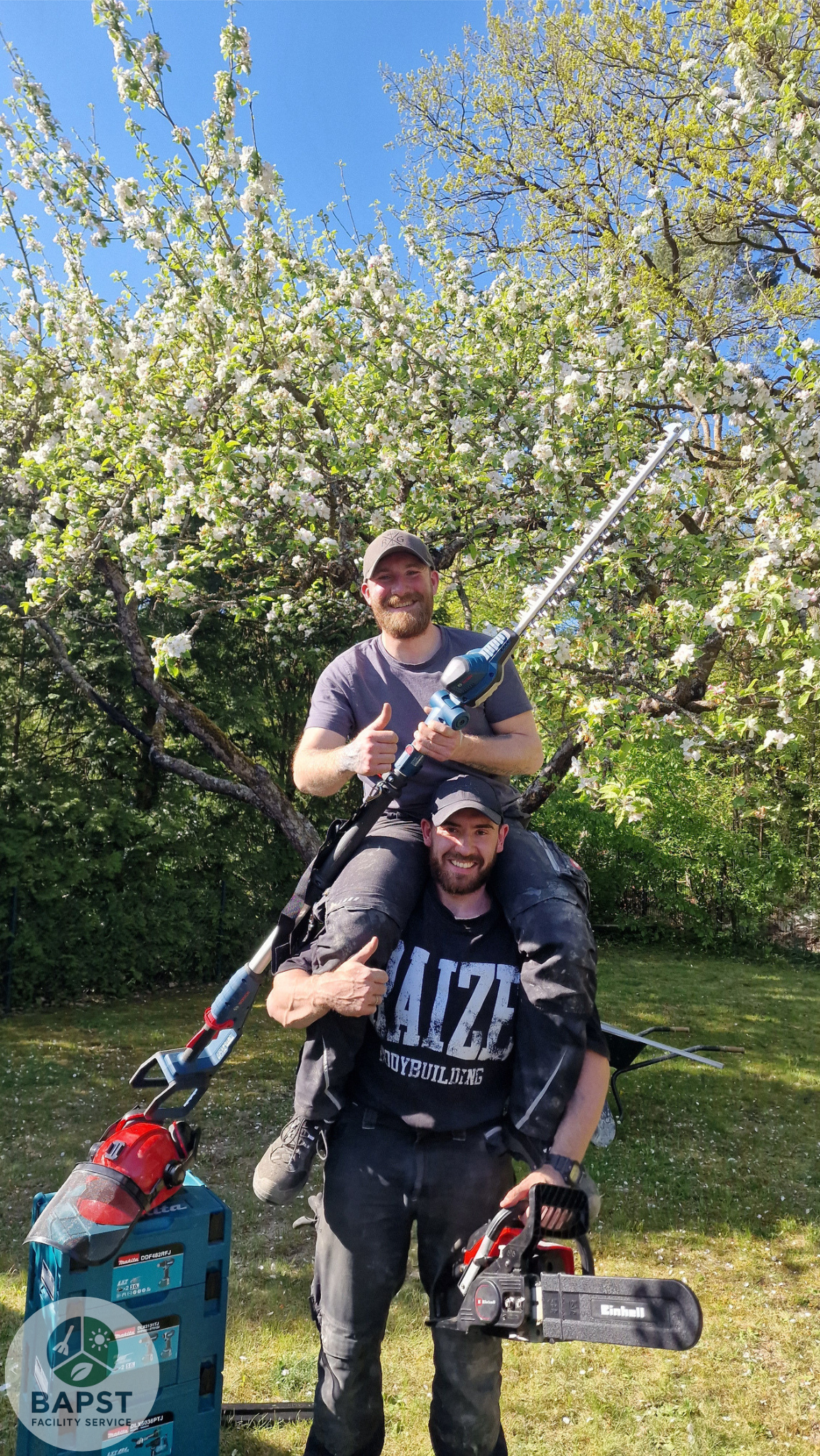 Aaron und Rafael Bapst von Bapst Facility Service